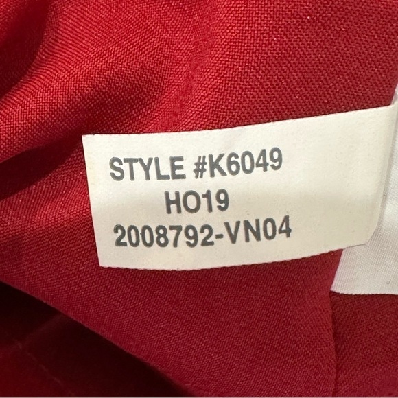 Madewell Hazelwood Wrap Front Mini Dress Red Windswept Floral - Picture 8 of 9